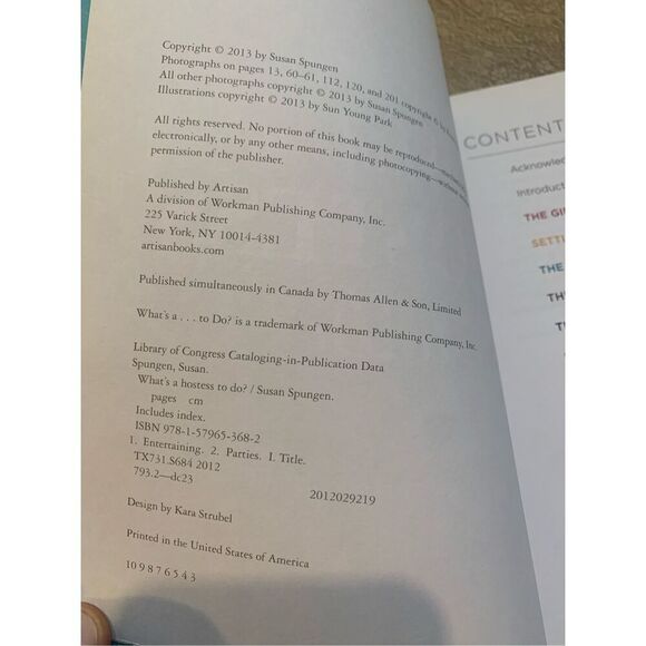 What's a Hostess to Do? Paperback Book -by Spungen, Susan EUC - Picture 2 of 7